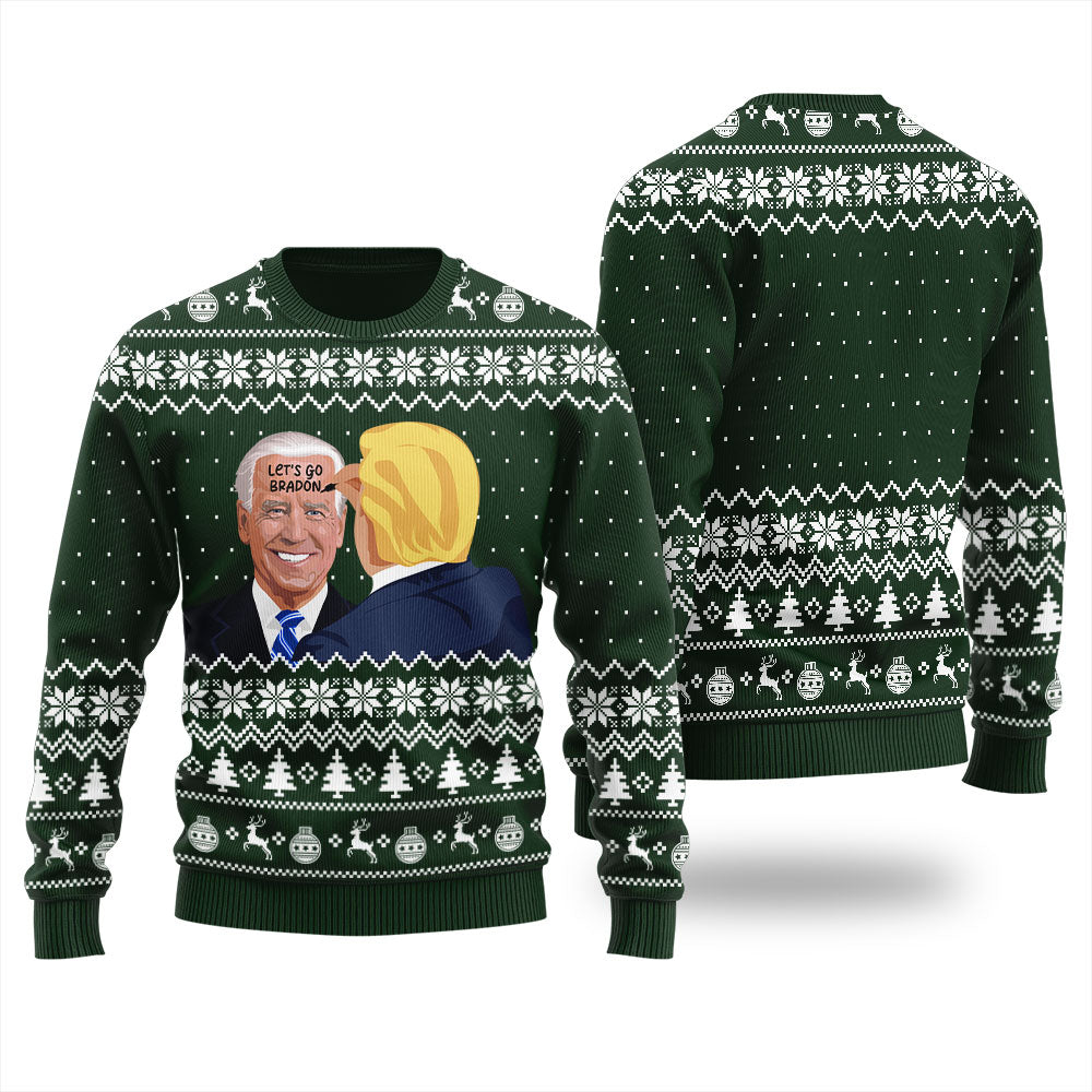 Lets Go Brandon Men's Ugly Christmas Sweater
