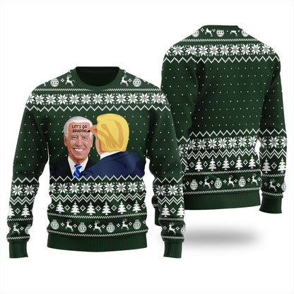 Lets Go Brandon Men's Ugly Christmas Sweater