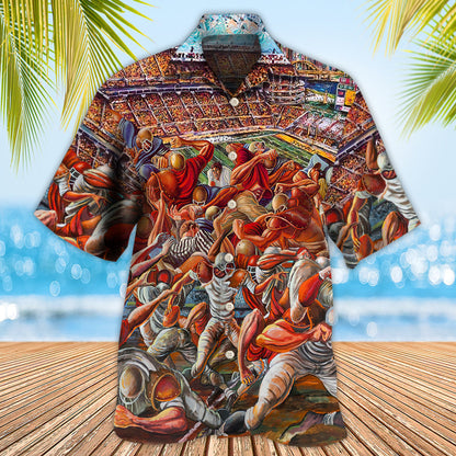 American Football Strong Power - Hawaiian Shirt 