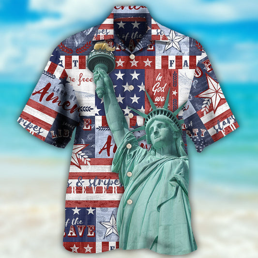 America Live Free - Hawaiian Shirt 