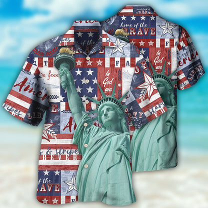 America Live Free - Hawaiian Shirt 