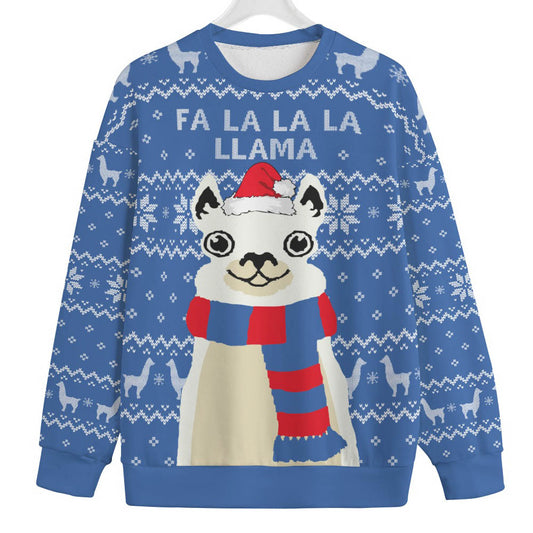 Llama Mens Plus Size Ugly Christmas Sweater