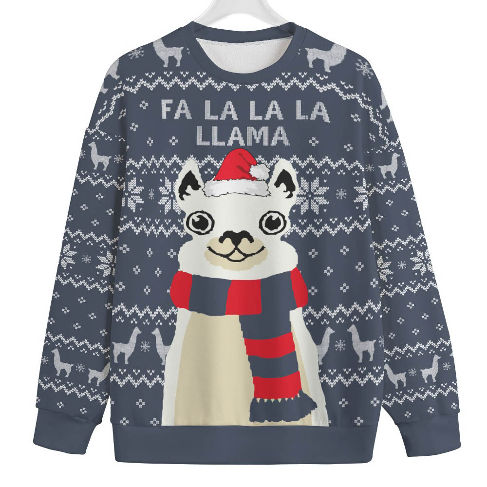 Llama Ladies Plus Size Christmas Sweaters