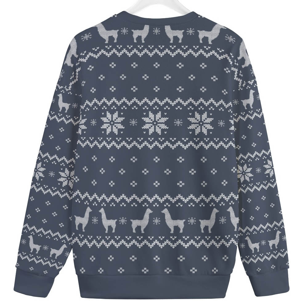 Llama Ladies Plus Size Christmas Sweaters