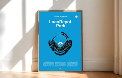 Baseball Stadium Seating Chart - Vertical Poster - 5to9vibe
