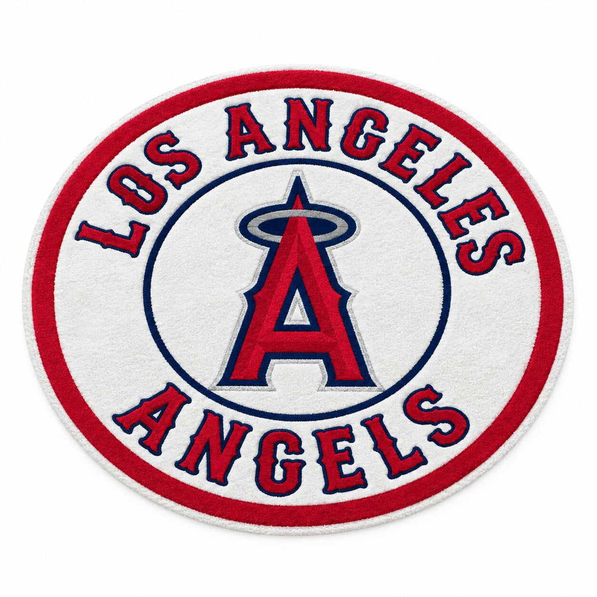All Baseball Teams Round Logo Baseball Fan Custom Quilted Print Premium Welcome Mat Washable Black Border – Personalized Baseball Doormat