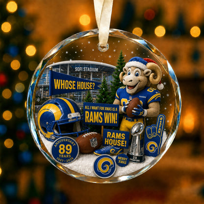 All Football Teams Christmas Glass Ornament With Gift Box Trending - 5to9vibe