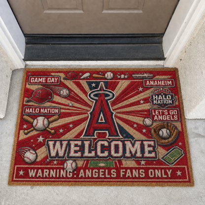 Baseball All Teams Welcome Coir Doormat Print Premium Welcome Mat – Personalized Baseball Coir Doormat
