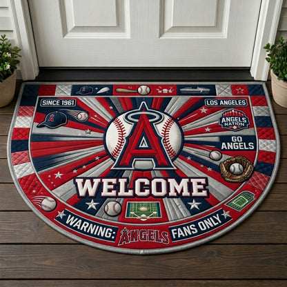 Baseball All Teams Custom Premium Welcome Mat – Personalized Baseball Doormat