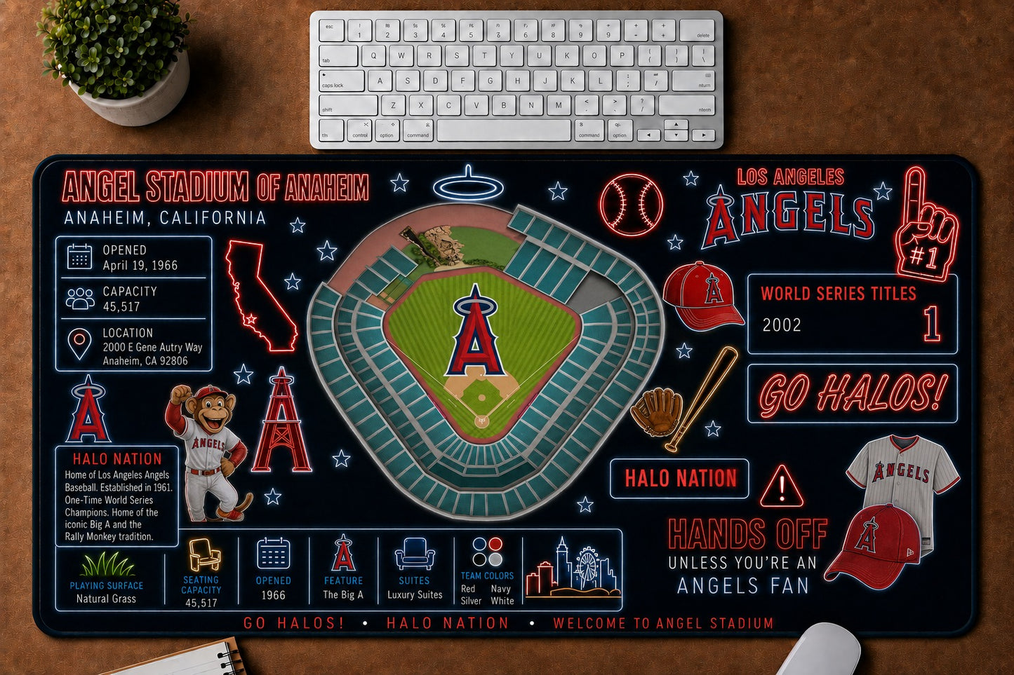 All Baseball Stadiums Infographic Desk Mat Mouse Pad Plus Size Trending - 5to9vibe