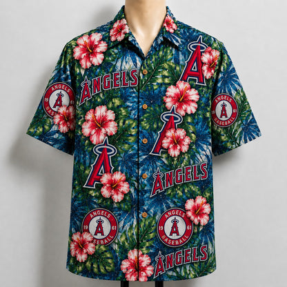 All Baseball Teams Paradise Hibiscus Button-Up Unisex Hawaiian Shirt For Men and Women