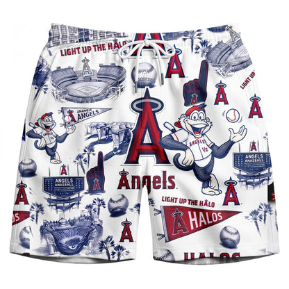 LAD Baseball Stadium SGA Blue Vibe Unisex Hawaiian Shirt