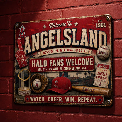 All Baseball Fans Teams Only Vintage Metal Sign - 5to9vibe