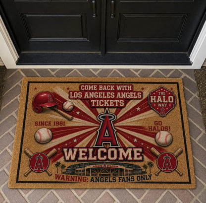 Alfombra personalizada de bienvenida premium de equipo de la MLB – Felpudo de béisbol personalizado
