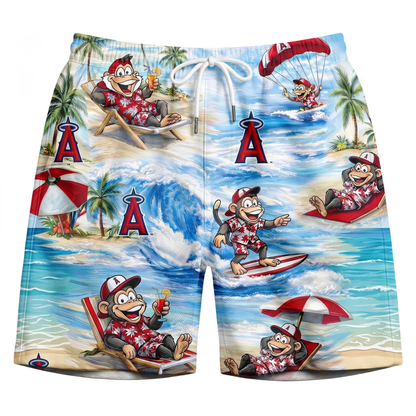MT Baseball Mascot Beach Viber Button-Up Unisex Hawaiian Shirt For Men & Women