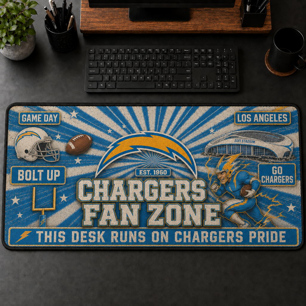 All Football Teams Fans Zone Desk Mat Mouse Pad Plus Size Trending - 5to9vibe