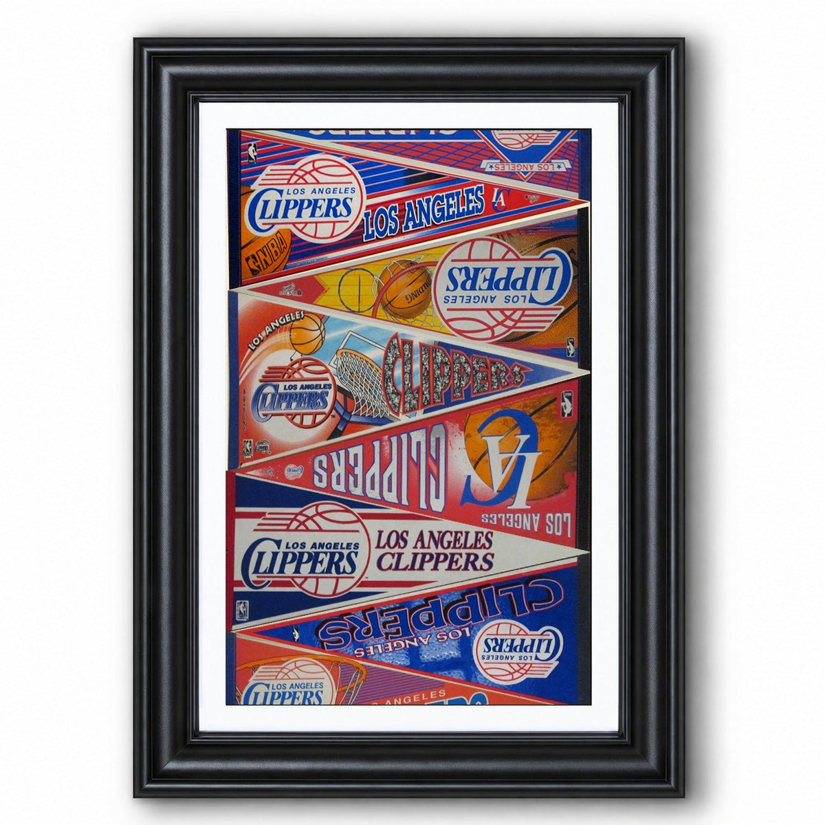 All Basketball Teams Vintage Pennant Anniversary For Fans No Frame Vertical Poster - 5to9vibe
