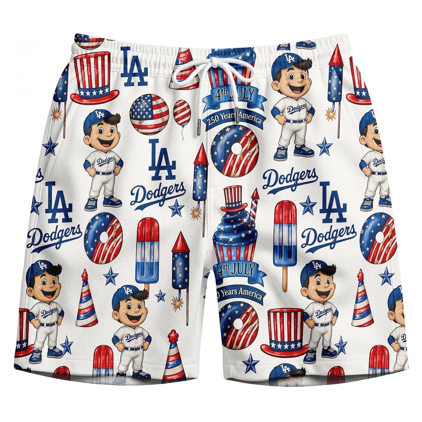 All Baseball Team 4th July 250 Years Anniversary America Premium Unisex Hawaiian Shirt For Men and Women