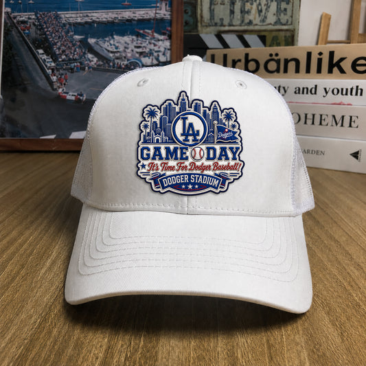 Baseball Trucker Cap All Teams Embroidered Logo Premium Trucker Cap-Cap-5TO9VIBE