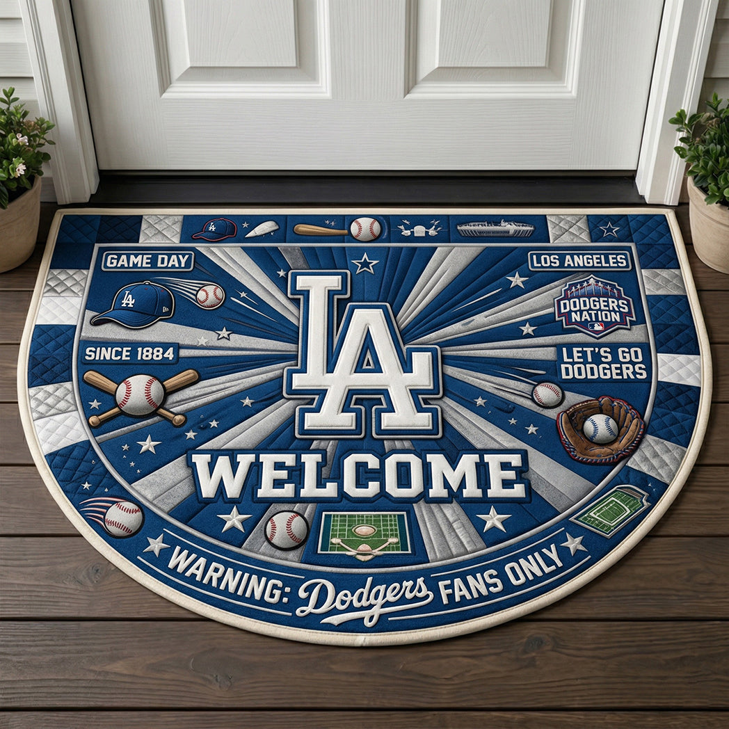 Baseball All Teams Custom Premium Welcome Mat – Personalized Baseball Doormat