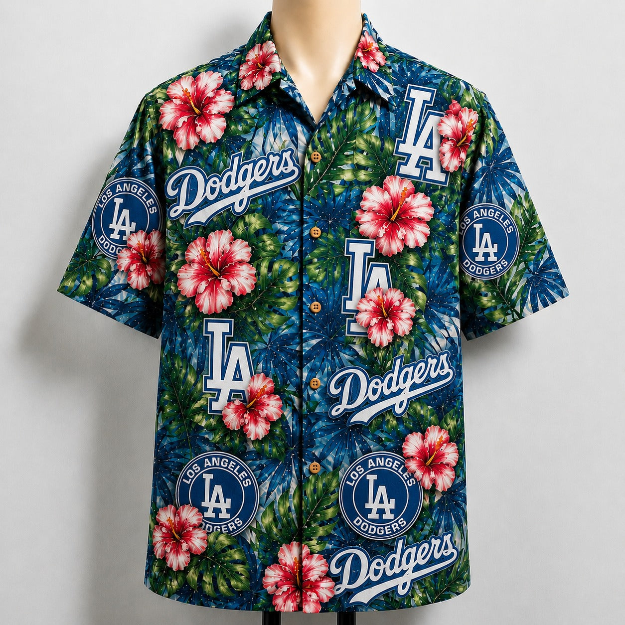 All Baseball Teams Paradise Hibiscus Button-Up Unisex Hawaiian Shirt For Men and Women