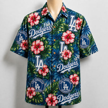 All Baseball Teams Paradise Hibiscus Button-Up Unisex Hawaiian Shirt For Men and Women