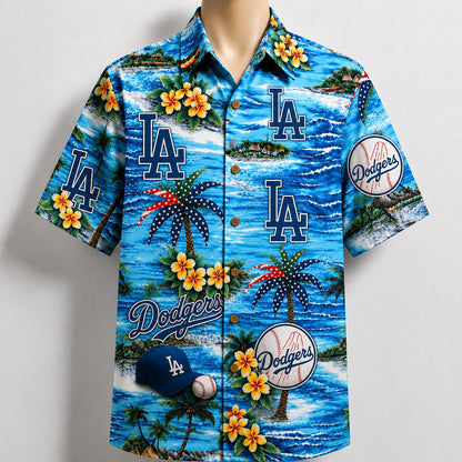 All Baseball Teams Coastal Paradise Button-Up Unisex Hawaiian Shirt For Men and Women