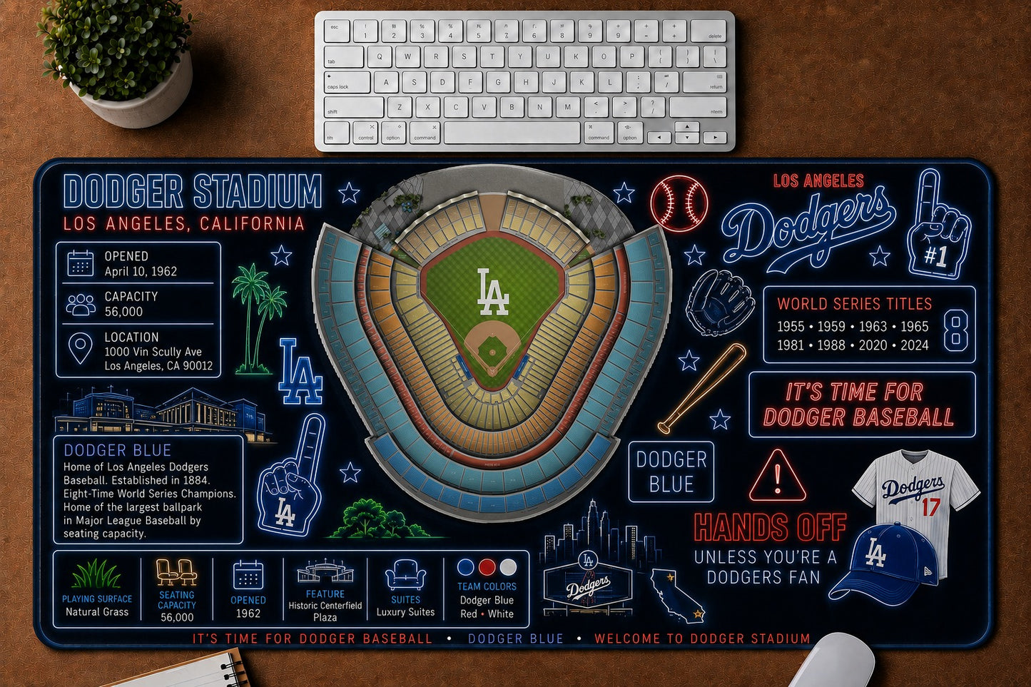 All Baseball Stadiums Infographic Desk Mat Mouse Pad Plus Size Trending - 5to9vibe