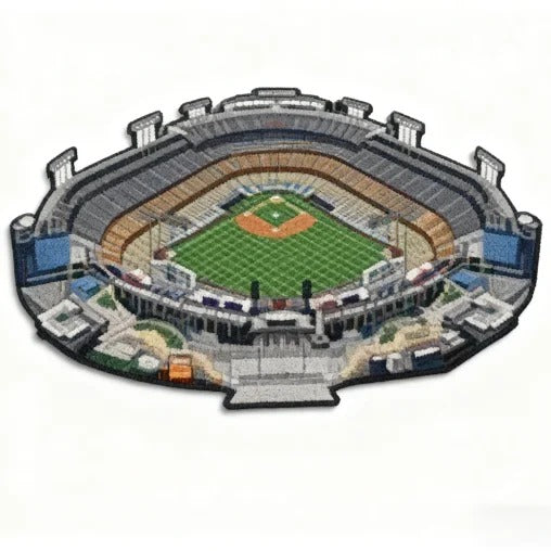 All Baseball Teams Stadium Baseball Fan Custom Quilted Print Premium Welcome Mat Washable Black Border – Personalized Baseball Doormat