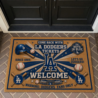 Alfombra personalizada de bienvenida premium de equipo de la MLB – Felpudo de béisbol personalizado