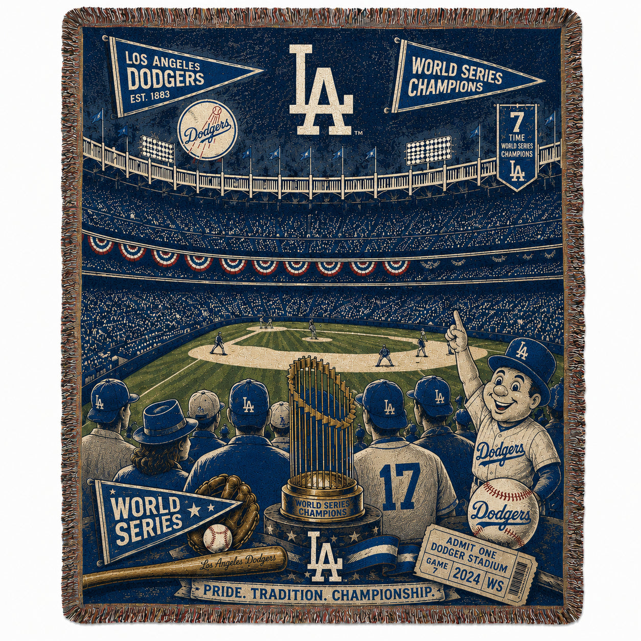 Alfombra personalizada de bienvenida premium de equipo de la MLB – Felpudo de béisbol personalizado