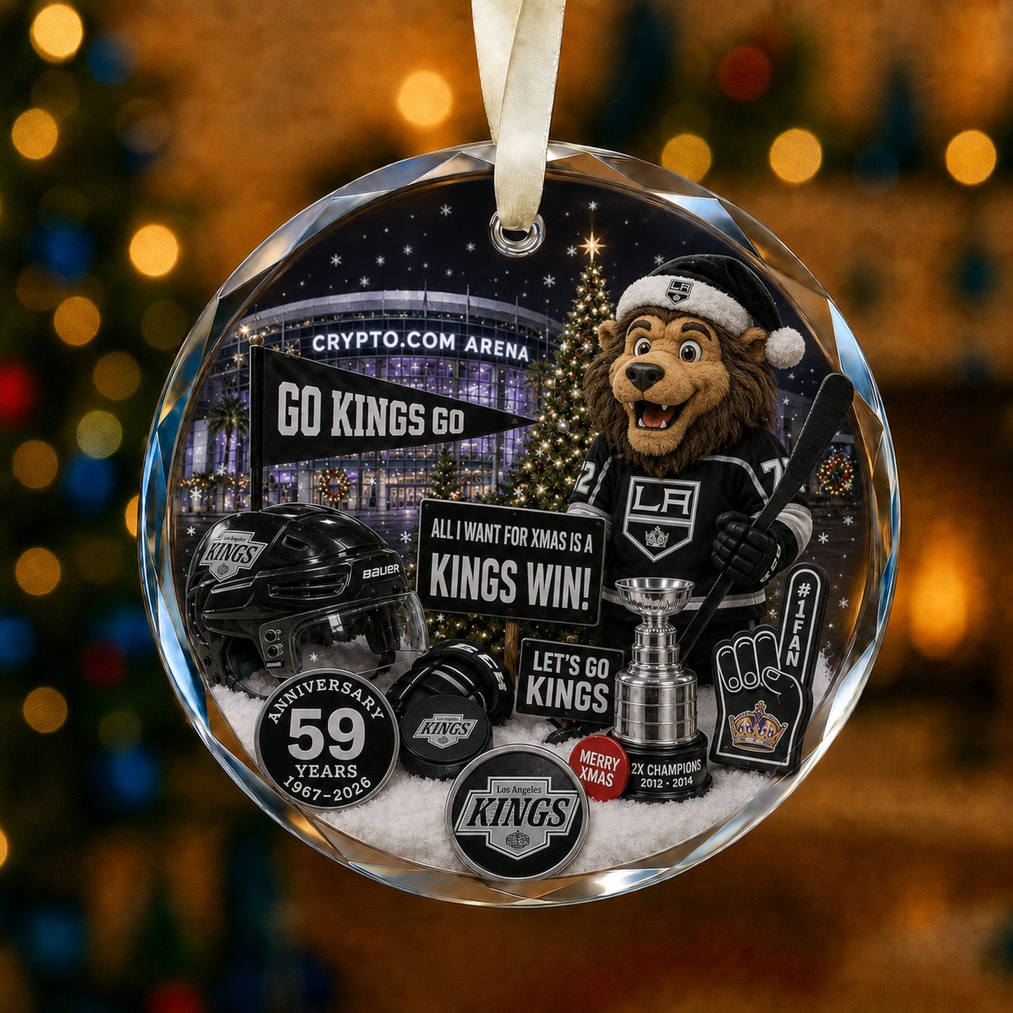 All Hockey Teams Christmas Glass Ornament With Gift Box Trending - 5to9vibe