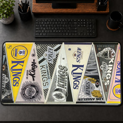 All Hockey Teams Vintage Pennant Anniversary For Fans Desk Mat Mouse Pad Trending - 5to9vibe