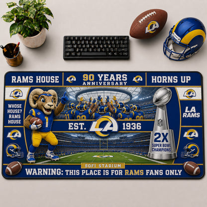 All Football Anniversary For Fans Desk Mat Mouse Pad Plus Size Trending - 5to9vibe
