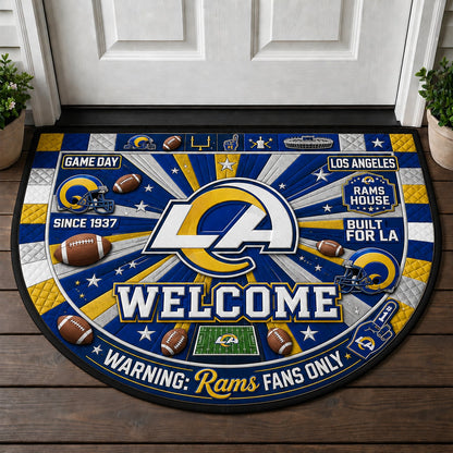 Football All Teams Custom Premium Welcome Mat – Personalized Doormat