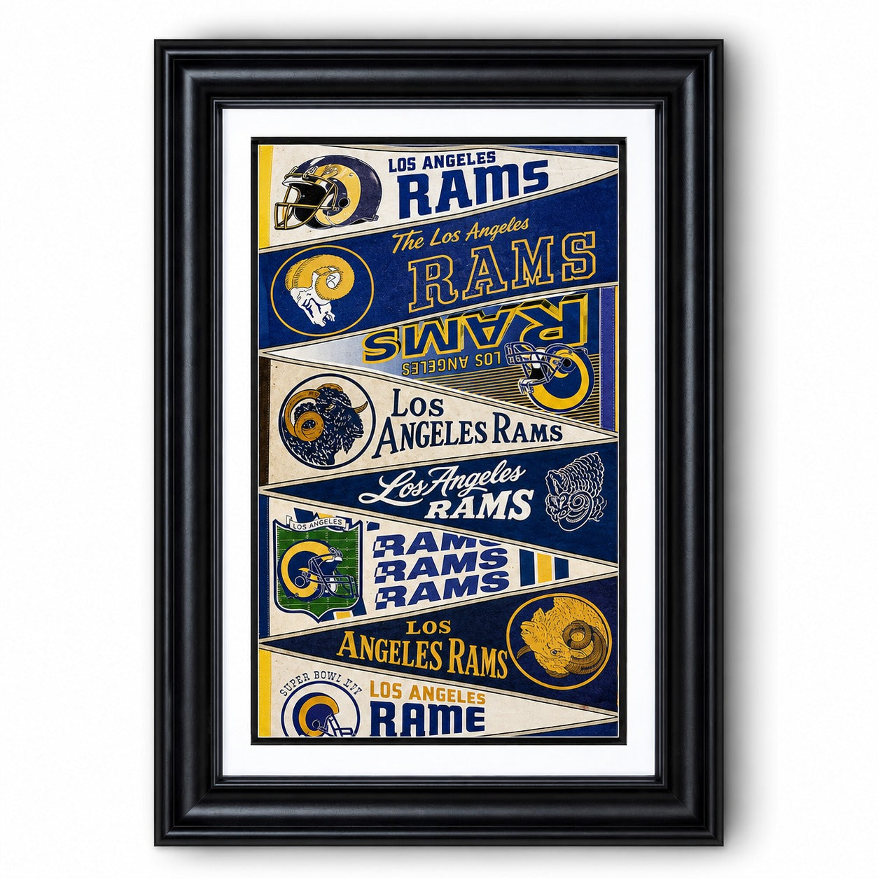 All Football Teams Vintage Anniversary For Fans No Frame Vertical Poster - 5to9vibe