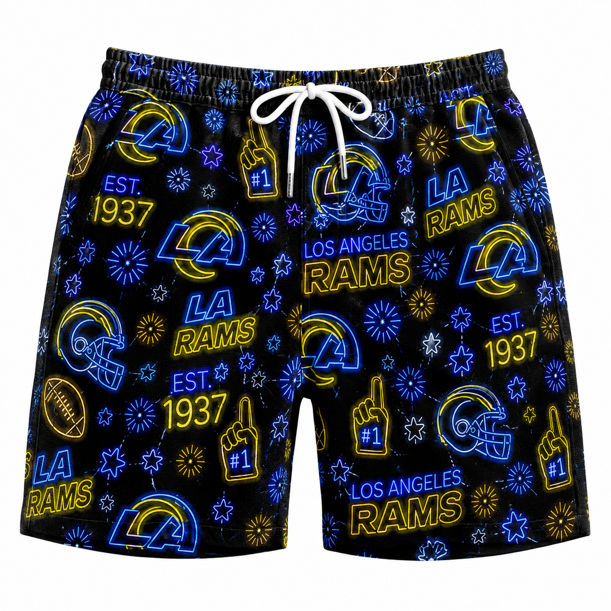 All Football Teams Neon Vibe Summer Button-Up Unisex Hawaiian Shirt For Men and Women-Hawaiian Shirt-5TO9VIBE