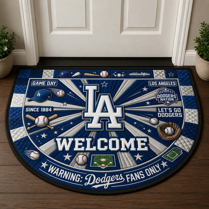 Baseball All Teams Custom Quilted Print Premium Welcome Mat Washable – Personalized Baseball Doormat