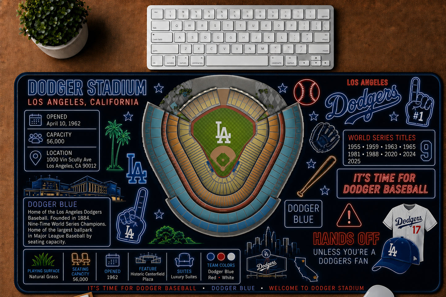 All Baseball Stadiums Infographic Desk Mat Mouse Pad Plus Size Trending - 5to9vibe