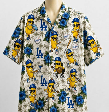 All Baseball Teams banana Hibiscus Flower Beach Vibe Aloha Premium Unisex Hawaiian Shirt For Men and Women