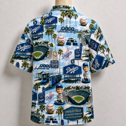 All Baseball Teams Iconic 2 Moments Aloha Shirt for Baseball Fans Button-Up Unisex Hawaiian Shirt For Men and Women