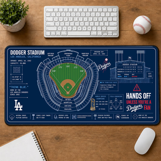 All Baseball Legendary Stadiums Masterplan Desk Mat Mouse Pad Plus Size - 5to9vibe