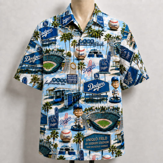 All Baseball Teams Iconic 2 Moments Aloha Shirt for Baseball Fans Button-Up Unisex Hawaiian Shirt For Men and Women