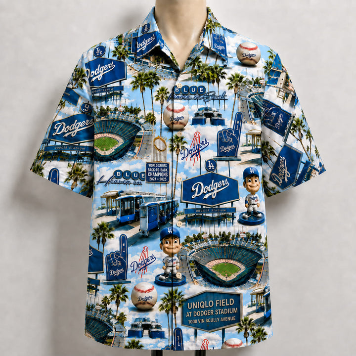 All Baseball Teams Iconic 2 Moments Aloha Shirt for Baseball Fans Button-Up Unisex Hawaiian Shirt For Men and Women