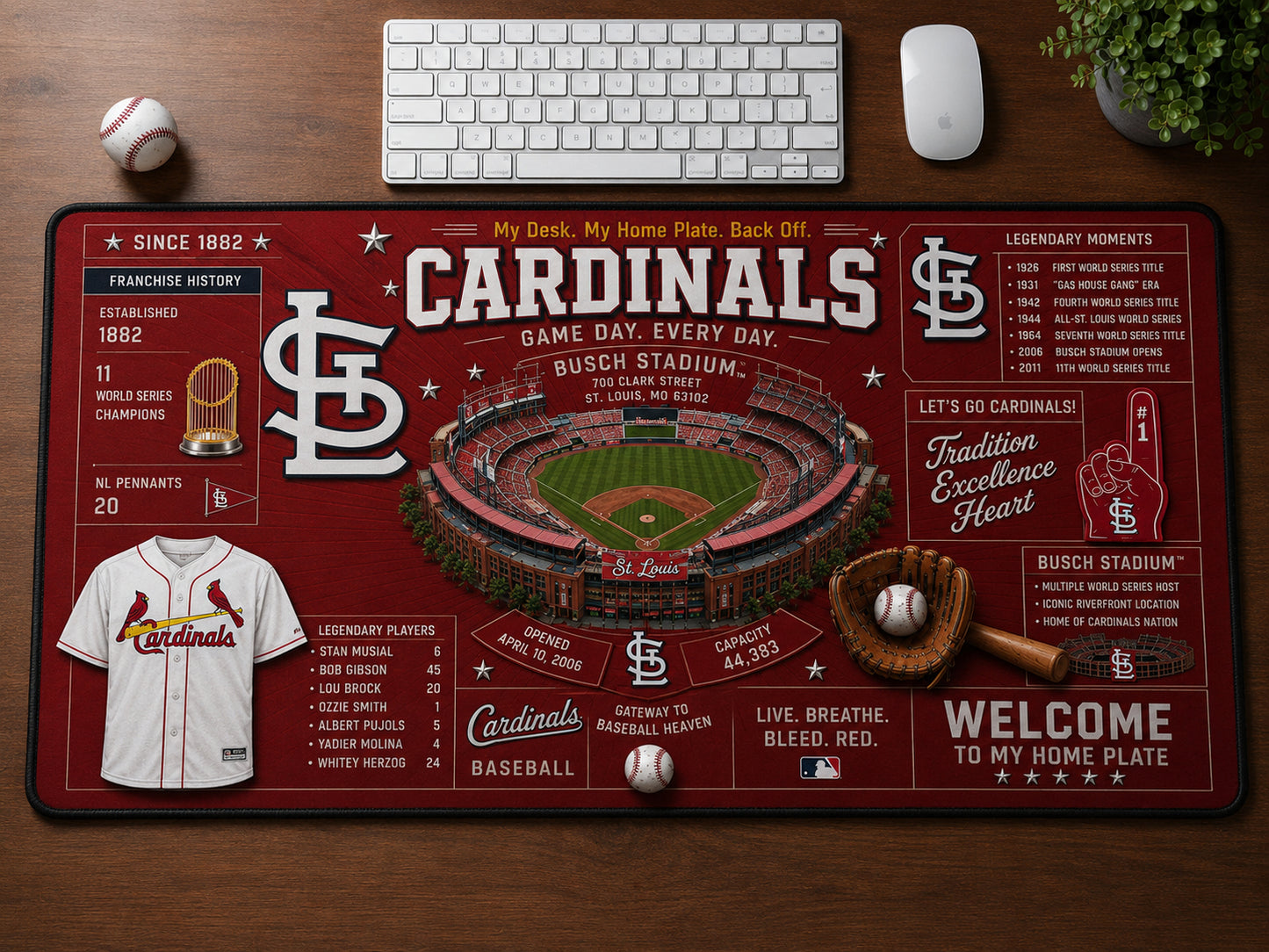 All Baseball Franchise History Stadiums Masterplan Desk Mat Mouse Pad Plus Size - 5to9vibe