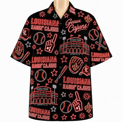 All College Basketball Teams Neon Viber Unisex Hawaiian Shirt For Men & Women
