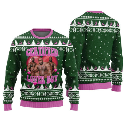 Lover Boy Barry Wood Hilarious Ugly Christmas Sweaters