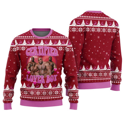 Lover Boy Barry Wood Hilarious Ugly Christmas Sweaters