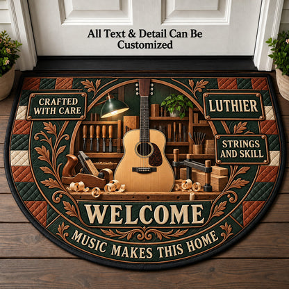 Luthier Personalized Half Round Mat | 5To9Vibe