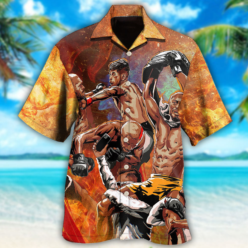 MMA Make Me Strong Sport Love - Hawaiian Shirt 